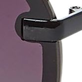 Metal Aviator Backframe Shield Sunglasses