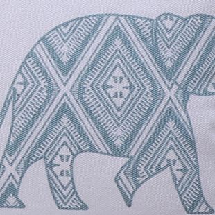 Kavi Elephant Poms Pillow