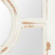 Vintage Wood Wall Mirror - Set of 4