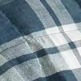 Crossview Plaid Navy Microsuede Comforter Sham Set