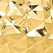 14K Yellow Gold Diamond Cut Fancy Link Drop Post Earrings