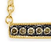 Chocolatier® Necklace with 3/8 ct. t.w. Chocolate Diamonds® in 14K Honey Gold™