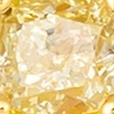 Earrings featuring 1.33 ct. t.w. Sunny Yellow Diamonds®, 1/5 ct. t.w. Vanilla Diamonds®  in 14K Two Tone Gold