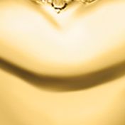 14K Yellow Gold Diamond-Cut Open Heart  Charm Earrings