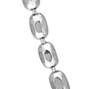 Sterling Silver Oval Ball Chain Necklace