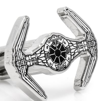 Darth Vader Tie Starfighter Blueprint Cufflinks