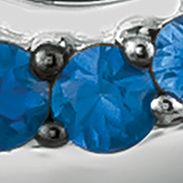 1.04 ct. t.w. Sapphire Earrings in 14K White Gold