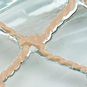 Sea Glass Soapdish 5.3-in. x 4.3-in. x 1-in.