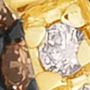 3.2 ct. t.w. Chocolate Quartz®, 1/6 ct. t.w. Chocolate Diamonds®, 1/5 ct. t.w. Nude Diamonds™ Ring in 14K Honey Gold™