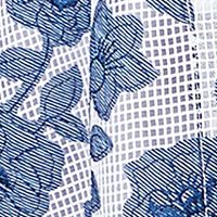 Plus Blue Bayou Flower Mesh Two For One Top