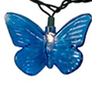 UL 10-Light Multi-Color Butterfly Light Set