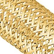 14K Yellow Gold Polished Stretch Bracelet