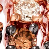  7/8 ct. t.w. Chocolate Diamonds, 1.3 ct. t.w. Blackberry Diamonds, and 3/8 ct. t.w. Nude Diamond Earrings in 14K Rose Gold 