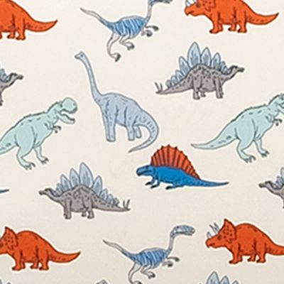 Dinosaurs Kids Boys Sheet Set Red-Blue