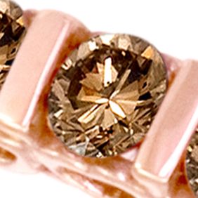 Chocolate Diamond® Band in 14k Strawberry Gold®