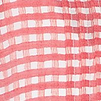 Women's Gingham Silky Slub Top