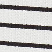 Gardenia/Black Stripe