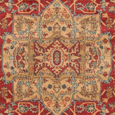 Mahal Natural/Navy Area Rug 3-ft. x 5-ft.