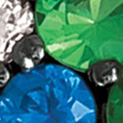 5/8 ct. t.w. Diamond, 1/3 ct. t.w. Sapphire, and 1/3 ct. t.w. Tsavorite Ring in 14K Vanilla Gold® 