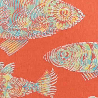 Batic Fish Decorative Pillow