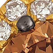 1/2 ct. t.w. Chocolate Diamonds®, 1/6 ct. t.w. Vanilla Diamonds® Ring in 14K Honey Gold™