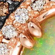 Pendant featuring 2.3 ct. t.w. Neopolitan Opal™, 1/3 ct. t.w. Chocolate Diamonds®, 1/5 ct. t.w. Nude Diamonds™ set in 14K Strawberry Gold®