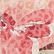 Petite Sedona Sky Watercolor Floral Burnout Top
