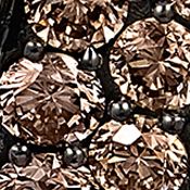 7/8 ct. t.w. Vanilla Diamond® and Chocolate Diamond® Pendant Necklace in 14K Strawberry Gold®