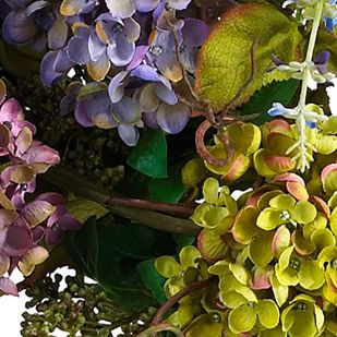 24-in. Mixed Hydrangea Wreath