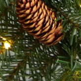 3 Foot Holiday Christmas Geometric Diamond Wreath with Pinecones and 50 Warm White LED Lights