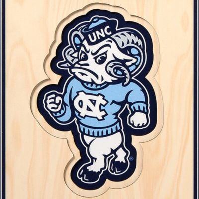 YouTheFan NCAA North Carolina Tar Heels 3D Stadium 8x32 Banner - Dean E. Smith Center