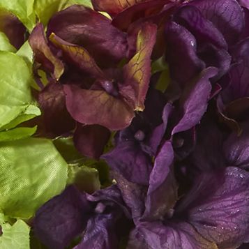 14 Inch Hydrangea and Berry Artificial Arrangement