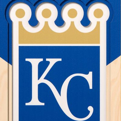 YouTheFan MLB Kansas City Royals 3D Stadium 8x32 Banner - Kauffman Stadium
