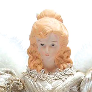 16-in Silver Elegance Angel Tree Topper - Online Only