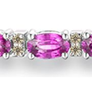 3.5 ct. t.w. Passion Ruby™, 1/5 ct. t.w. Nude Diamonds™ Bracelet in 14K Vanilla Gold®