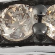 Chocolatier® Ring featuring 1/6 ct. t.w. Chocolate Diamonds® and 1/6 ct. t.w. Vanilla Diamonds® in 14K Vanilla Gold®