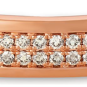 7/8 ct. t.w. Diamond Bracelet in 14K Rose Gold