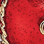 Bejeweled Scarlet Heart Carriage Trinket Box