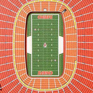 YouTheFan NFL Kansas City Chiefs 3D Stadium 8x32 Banner - Arrowhead Stadium