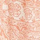 Peach Paisley 