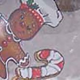 Gingerbread, Snowman, and Santa Glass Ornaments - 6 Piece Set