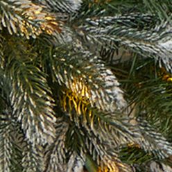 Snowed Christmas Wreath with Pine Cones