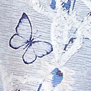 Petite Full Bloom Butterfly Border Jacquard Top