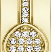 Gold Crystal Bangle Watch 