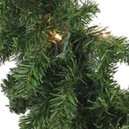 50' x 10Inch Pre-Lit Canadian Pine Commercial Artificial Christmas Garland - Clear Lights