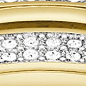 Women's Crystal Gold Tone Stainless Steel Bracelet Watch - 28.5 Millimeter