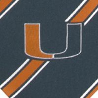 Miami Hurricanes Woven Poly 1 Tie