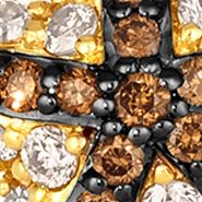 =Pendant featuring 1/8 ct. t.w. Chocolate Diamonds®, 1/3 ct. t.w. Nude Diamonds™ set in 14K Honey Gold™