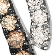 Pendant featuring 1/4 ct. t.w. Chocolate Ombré Diamonds®, 1/8 ct. t.w. Vanilla Diamonds® set in P95
