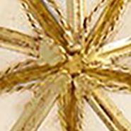 10.5-Inch 5 Point Capiz Gold Star Treetop